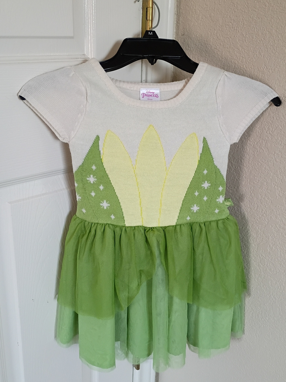 Disney Green and Cream Fairy Dress Costume